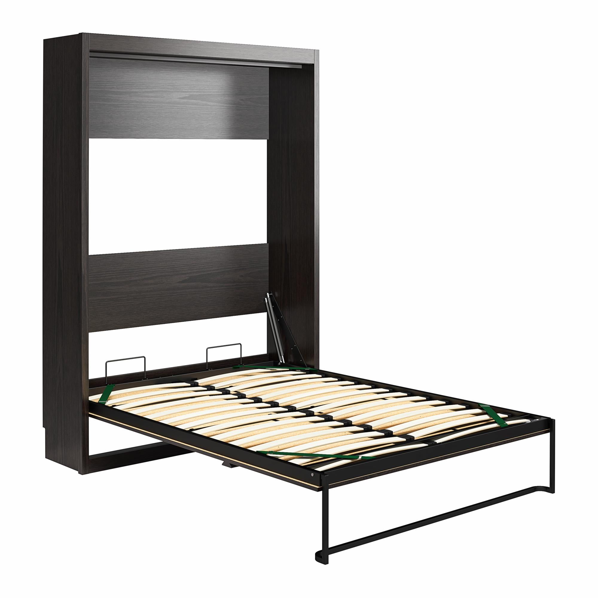 Signature Sleep Paramount Murphy Bed with Armoire Cabinets - Espresso - Queen