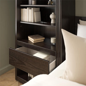 Signature Sleep Paramount Murphy Bed with Nightstand Cabinets - Espresso - Queen