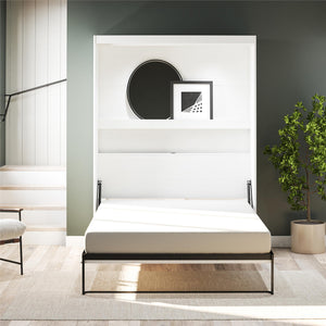Signature Sleep Impressions Murphy Bed with Cabinets - White - Queen