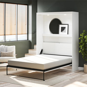 Signature Sleep Impressions Murphy Bed with Cabinets - White - Queen