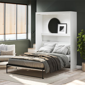 Signature Sleep Impressions Murphy Bed with Cabinets - White - Queen