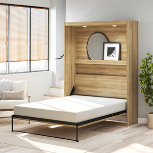 Signature Sleep Impressions Murphy Bed with Cabinets - Natural - Queen