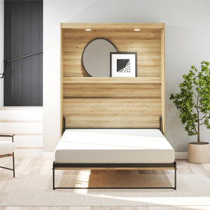 Signature Sleep Impressions Murphy Bed with Cabinets - Natural - Queen