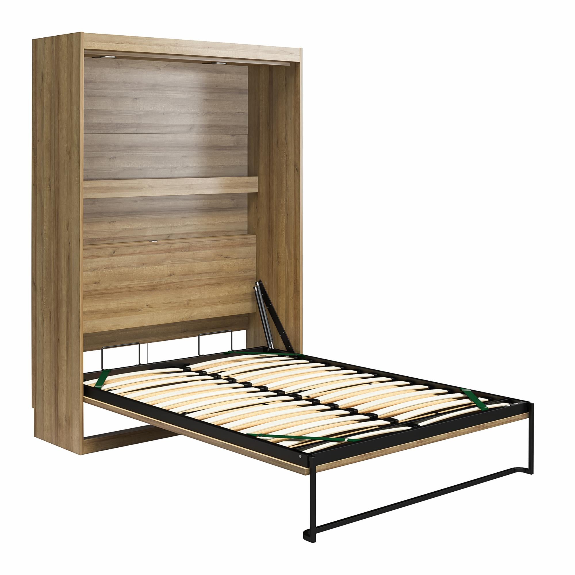 Signature Sleep Impressions Murphy Bed with Cabinets - Natural - Queen