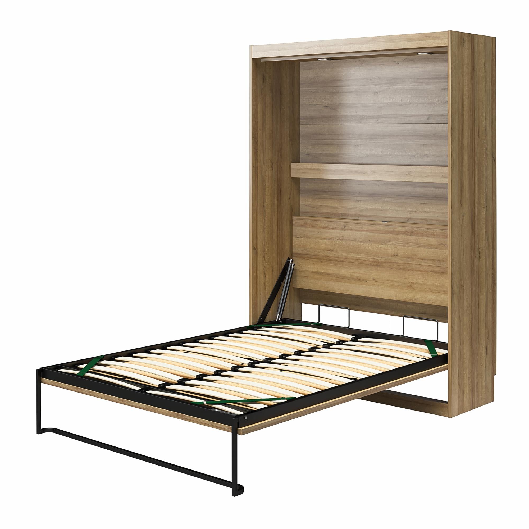 Signature Sleep Impressions Murphy Bed with Cabinets - Natural - Queen