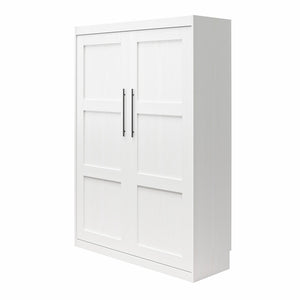 Signature Sleep Impressions Murphy Bed with Cabinets - White - Full