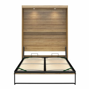 Signature Sleep Impressions Murphy Bed with Cabinets - Natural - Full