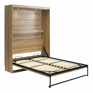Signature Sleep Impressions Murphy Bed with Cabinets - Natural - Full
