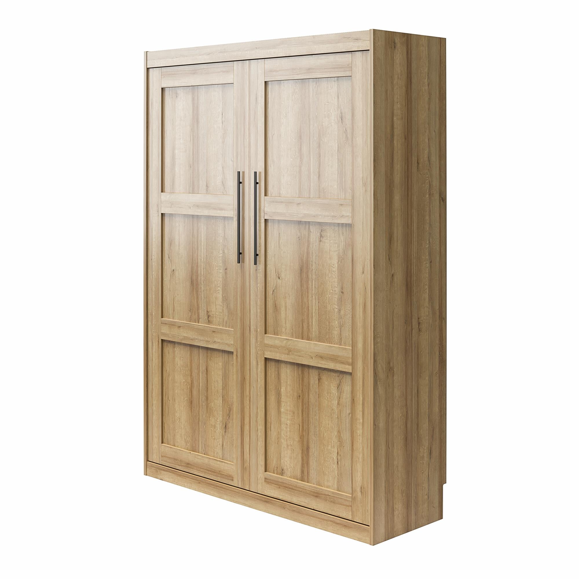 Signature Sleep Impressions Murphy Bed with Cabinets - Natural - Full