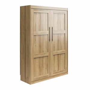 Signature Sleep Impressions Murphy Bed with Cabinets - Natural - Full