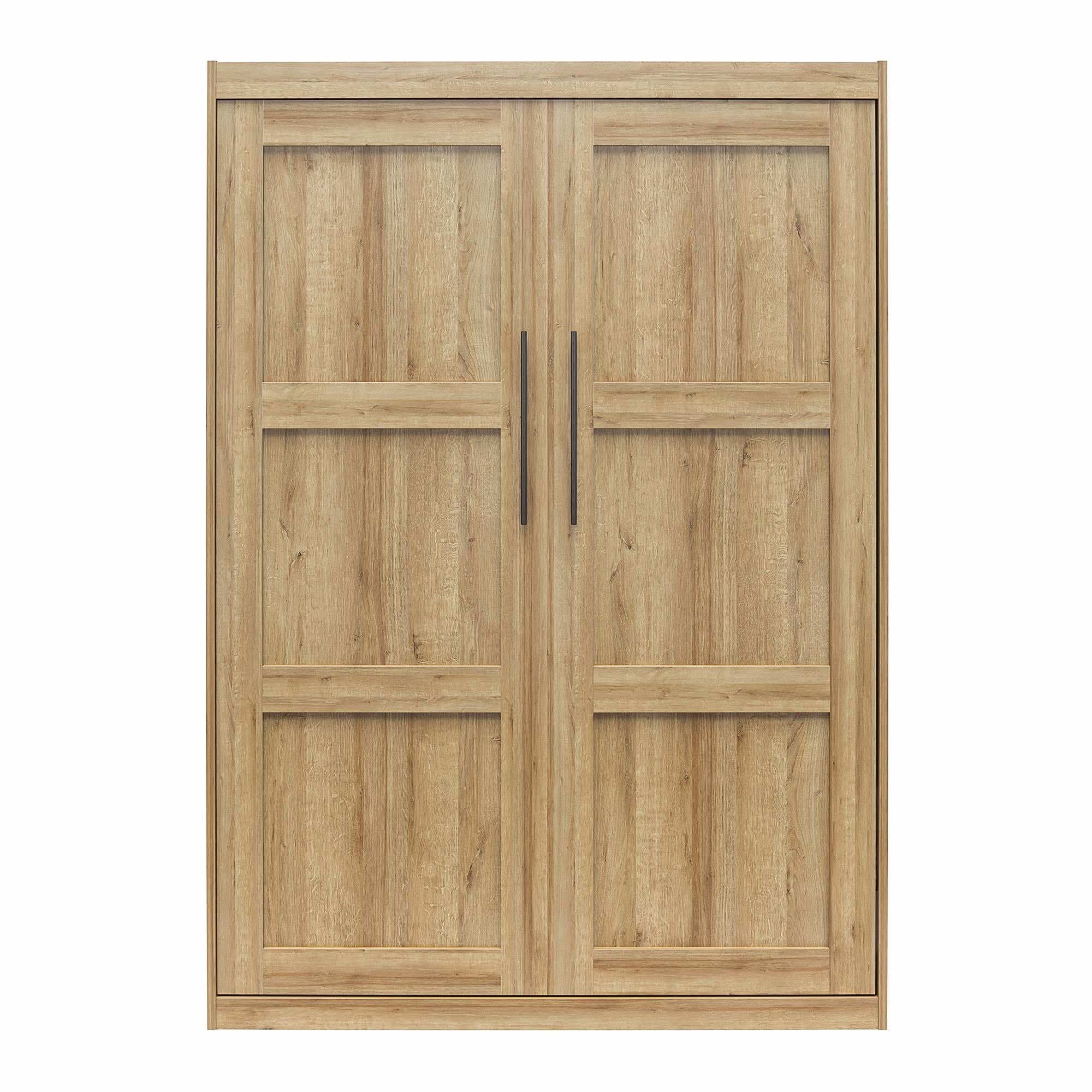Signature Sleep Impressions Murphy Bed with Cabinets - Natural - Full