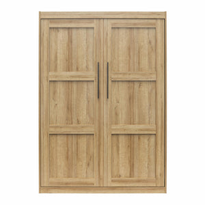 Signature Sleep Impressions Murphy Bed with Cabinets - Natural - Full