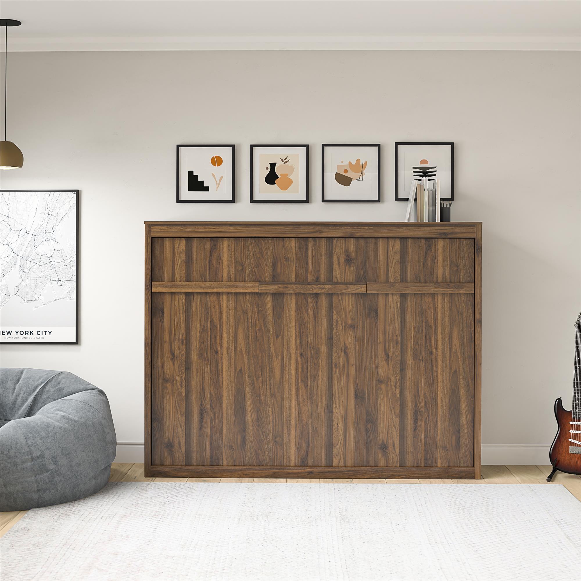 Signature Sleep Paramount Daybed Cabinet - Columbia Walnut - Full