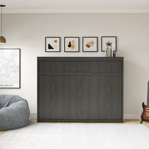 Signature Sleep Paramount Daybed Cabinet - Black Oak - Full