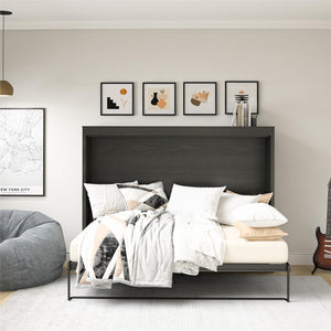 Signature Sleep Paramount Daybed Cabinet - Black Oak - Full
