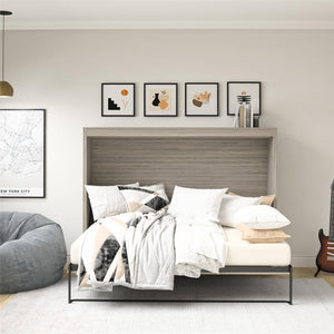 Signature Sleep Paramount Daybed Cabinet - Gray Oak - Full