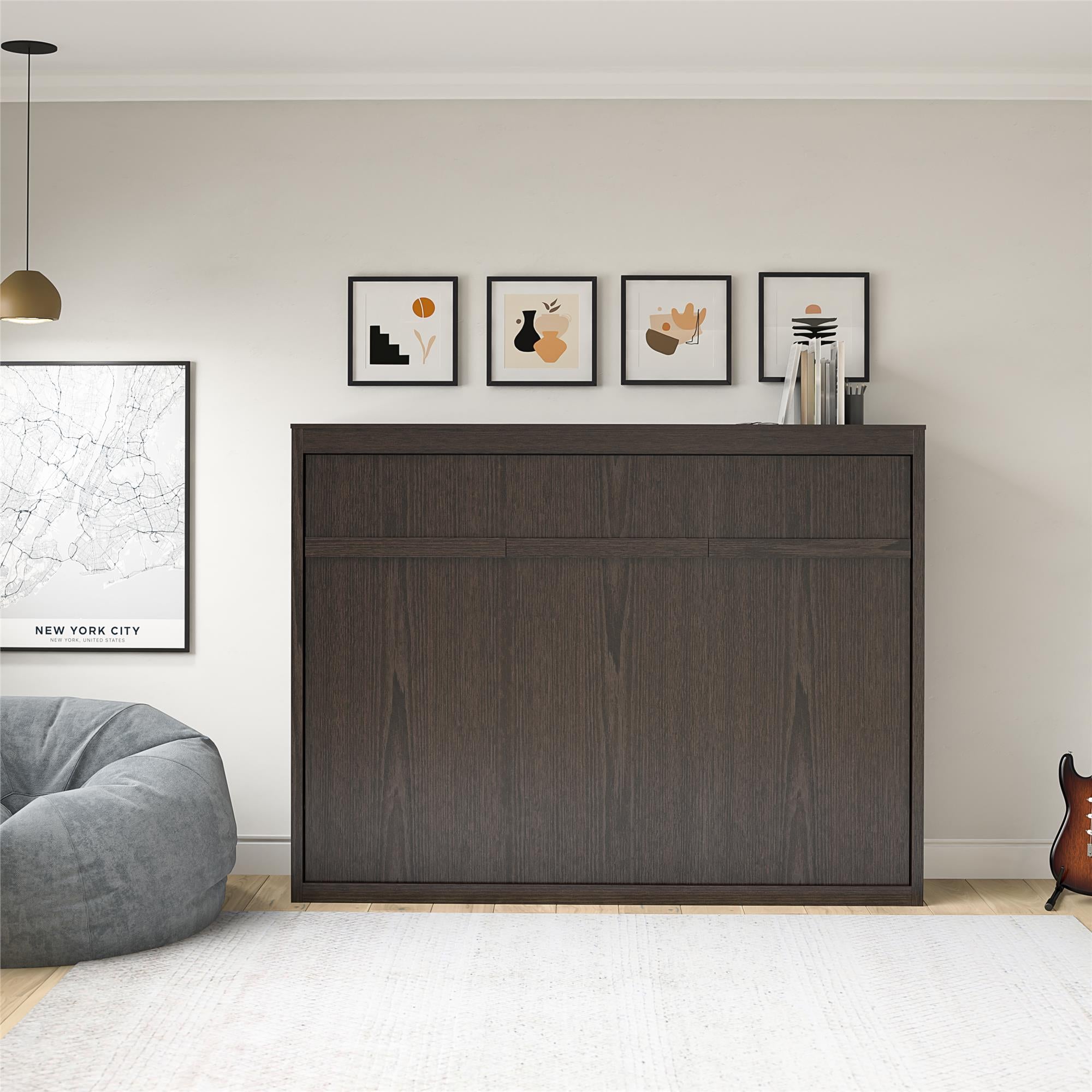Signature Sleep Paramount Daybed Cabinet - Espresso - Full