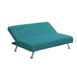 DHP Milo Kids' Futon Sofa - Teal
