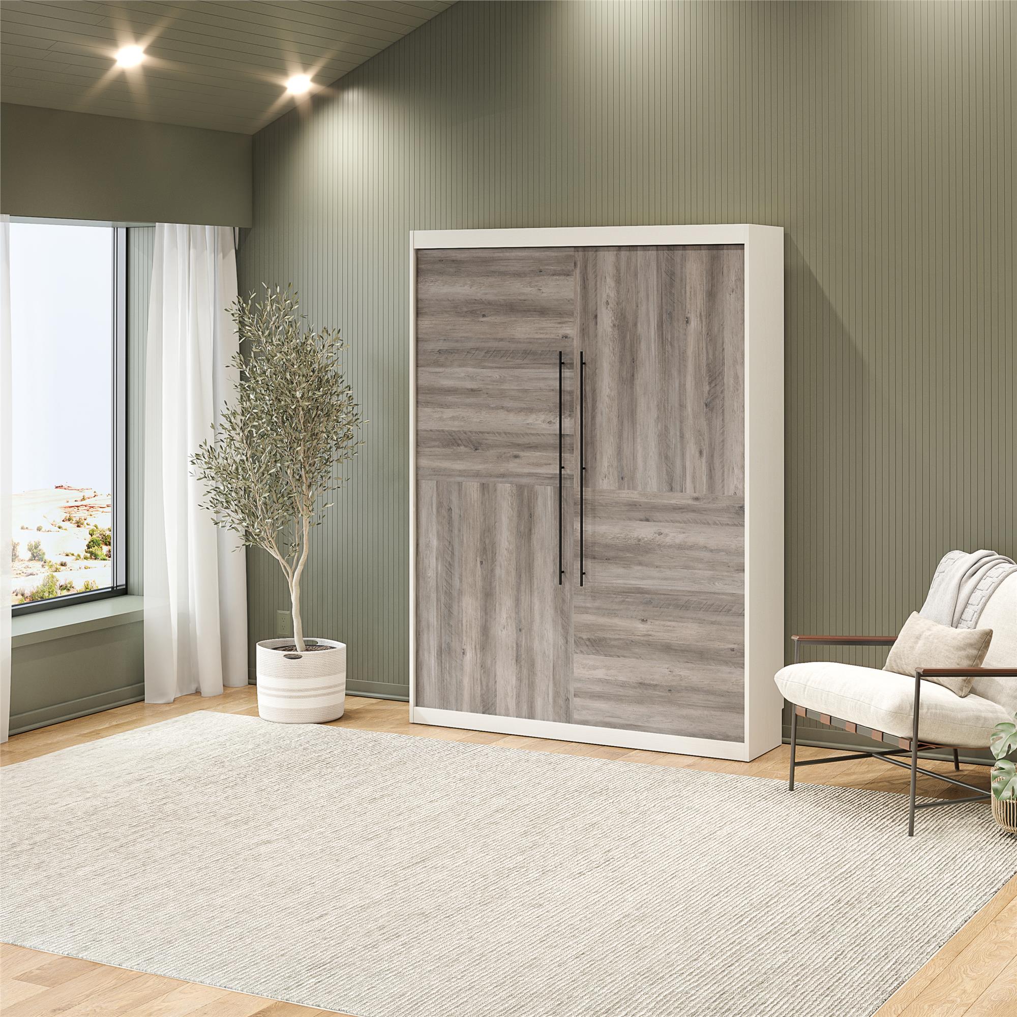 Signature Sleep Pinnacle Murphy Bed - Ironwood - Queen