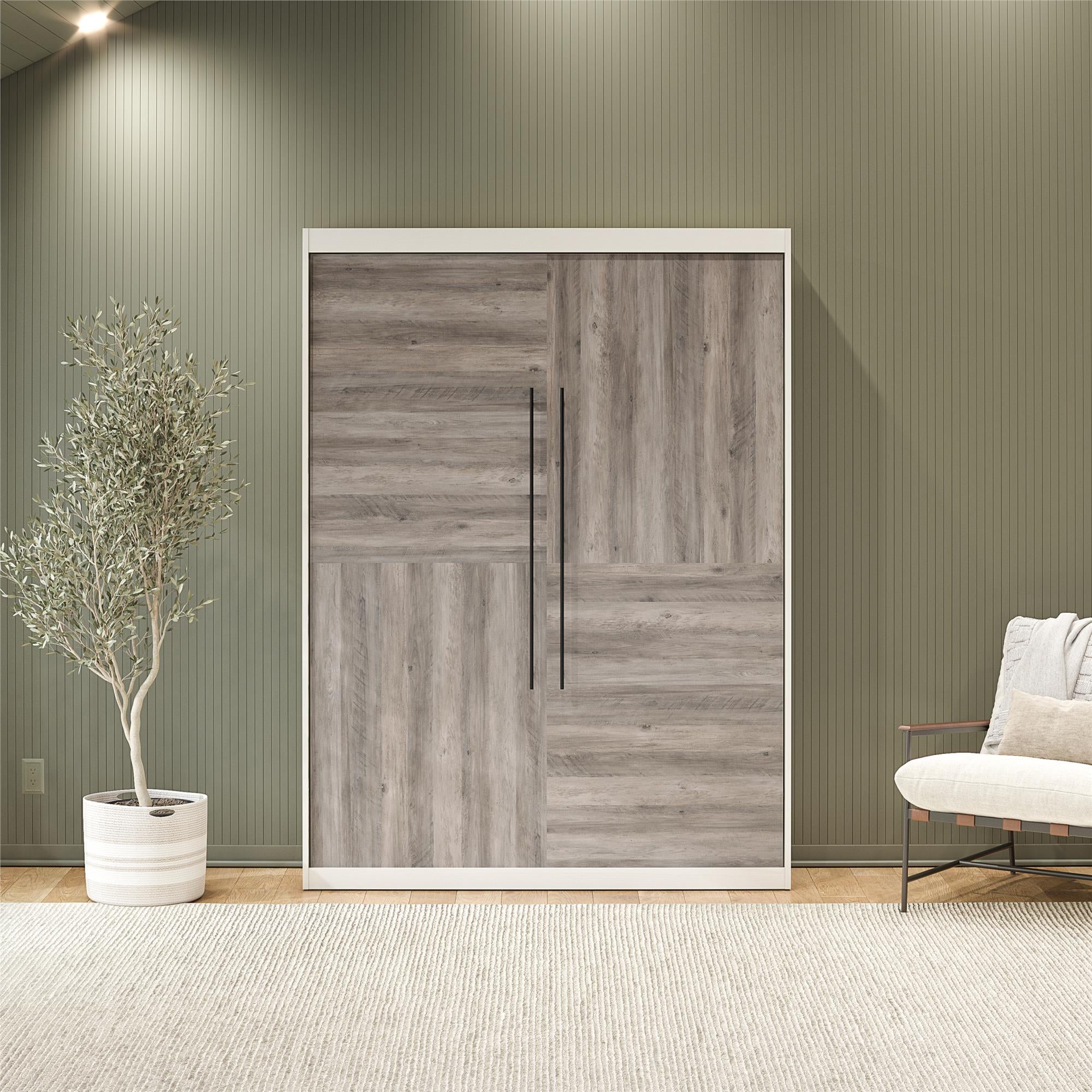 Signature Sleep Pinnacle Murphy Bed - Ironwood - Queen