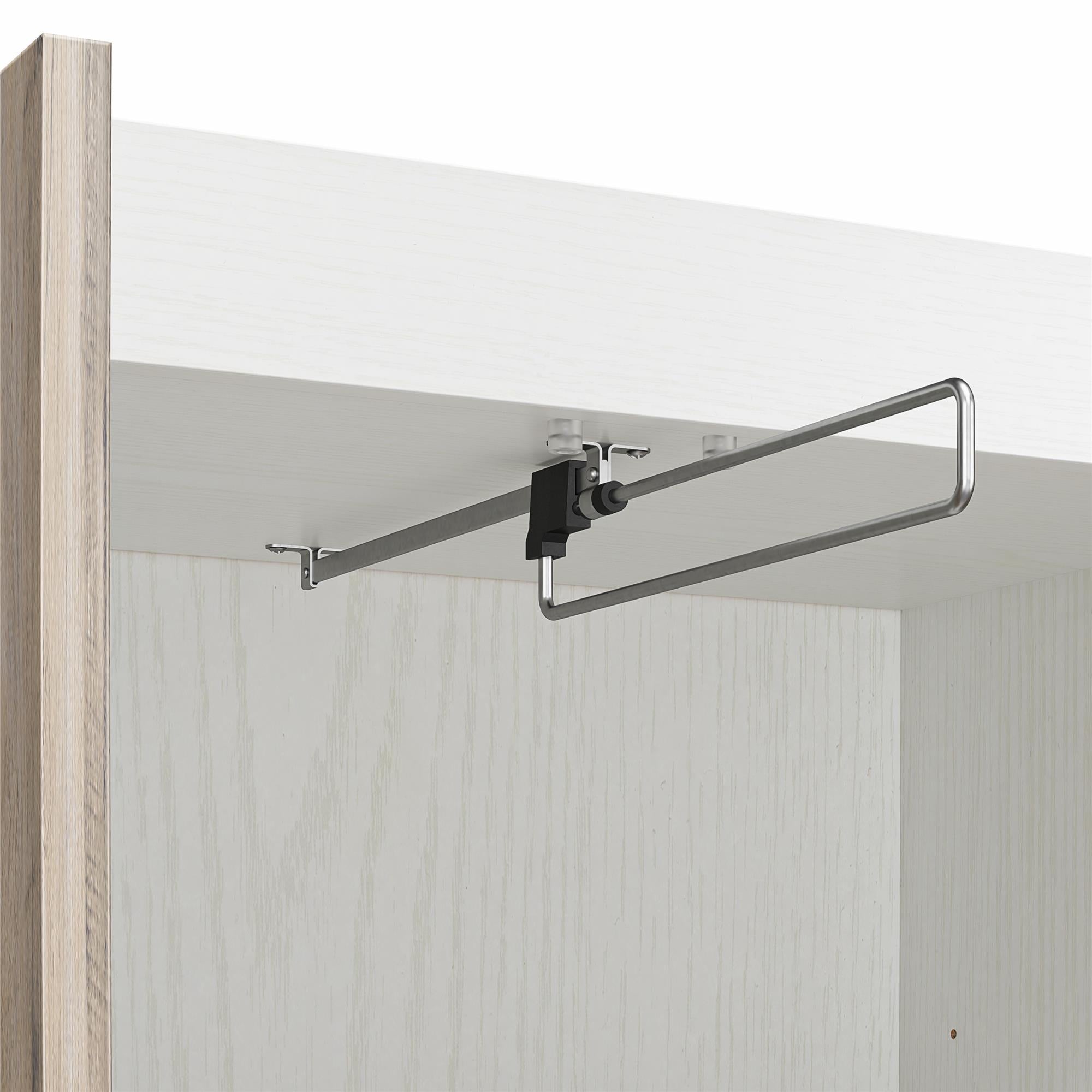Signature Sleep Pinnacle Murphy Bed with Cabinets - Gray Oak - Queen