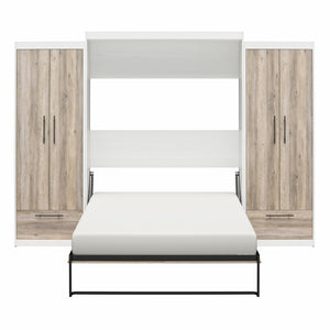 Signature Sleep Pinnacle Murphy Bed with Cabinets - Gray Oak - Queen