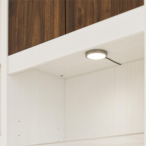 Signature Sleep Pinnacle Murphy Bed with Cabinets - Columbia Walnut - Queen