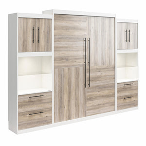Signature Sleep Pinnacle Murphy Bed with Cabinets - Gray Oak - Queen