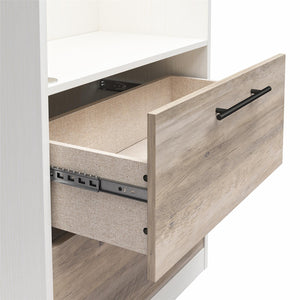 Signature Sleep Pinnacle Murphy Bed with Cabinets - Gray Oak - Queen