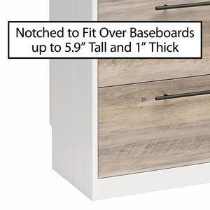 Signature Sleep Pinnacle Murphy Bed with Cabinets - Gray Oak - Queen