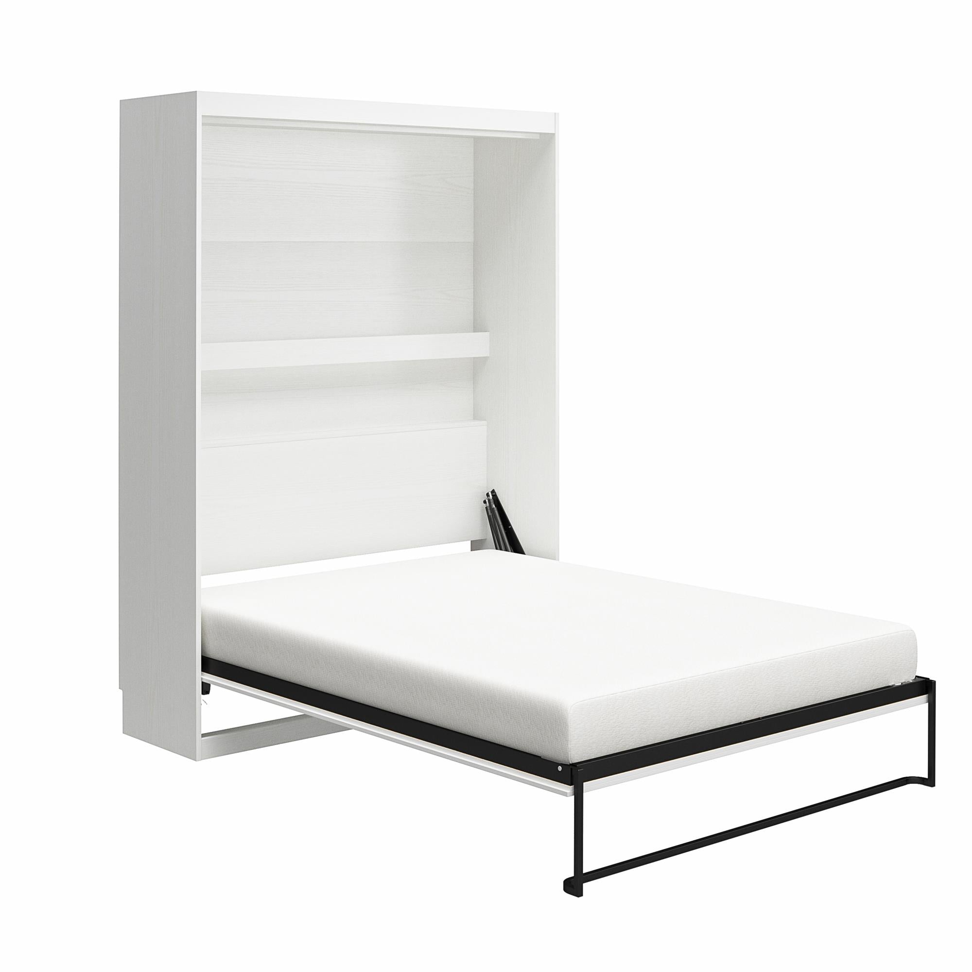 Novogratz Her Majesty Murphy Bed, Queen Size - White - Queen