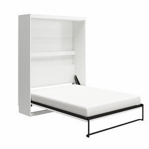 Novogratz Her Majesty Murphy Bed, Queen Size - White - Queen