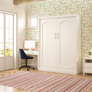 Novogratz Her Majesty Murphy Bed, Queen Size - White - Queen