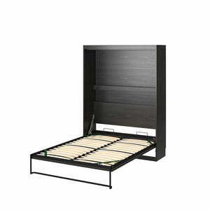 Novogratz Her Majesty Murphy Bed, Queen Size - Black Oak - Queen