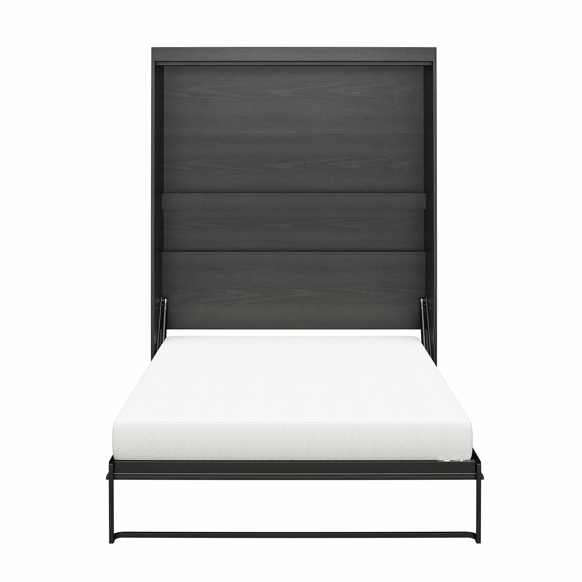 Novogratz Her Majesty Murphy Bed, Queen Size - Black Oak - Queen