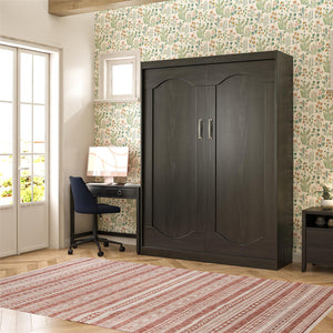 Novogratz Her Majesty Murphy Bed, Queen Size - Black Oak - Queen