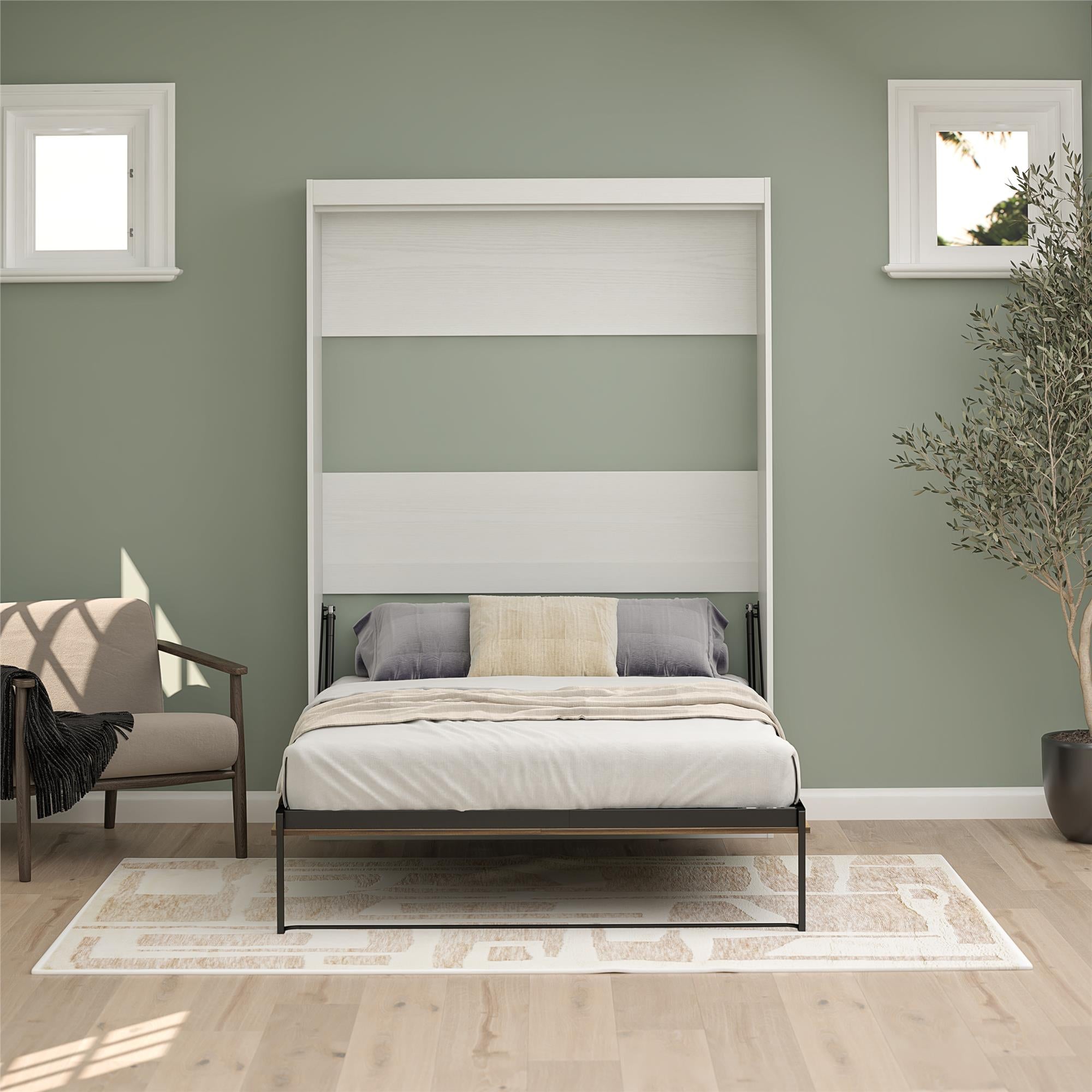 Signature Sleep Pinnacle Murphy Bed - Walnut - Full