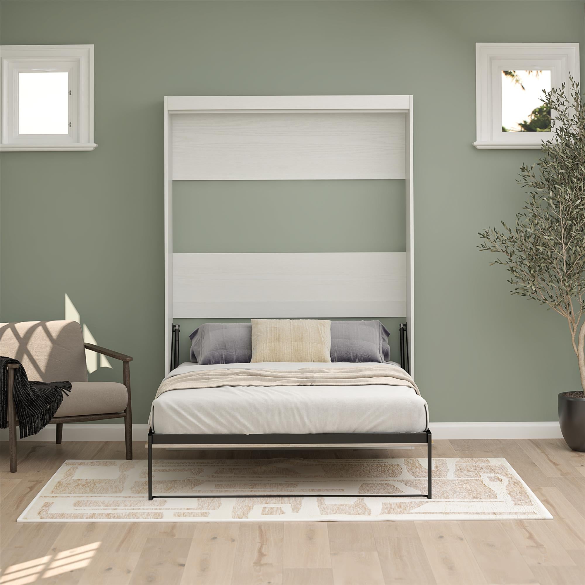 Signature Sleep Pinnacle Murphy Bed - Ironwood - Full