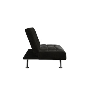DHP Milo Kids' Futon Sofa - Black