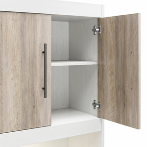 Signature Sleep Pinnacle Murphy Bed with Cabinets - Gray Oak - Full
