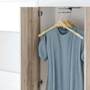 Signature Sleep Pinnacle Murphy Bed with Cabinets - Gray Oak - Full