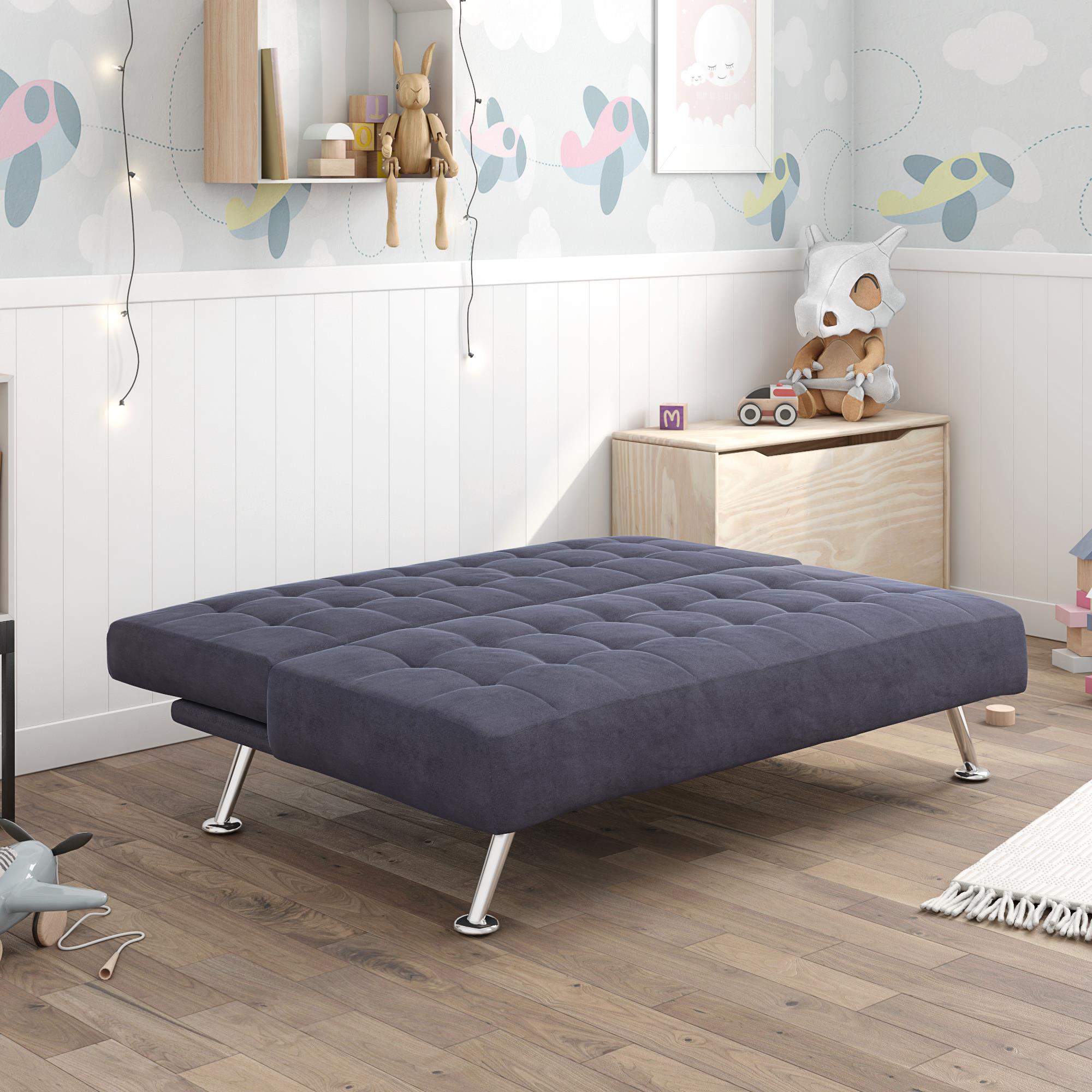 DHP Milo Kids' Futon Sofa - Blue
