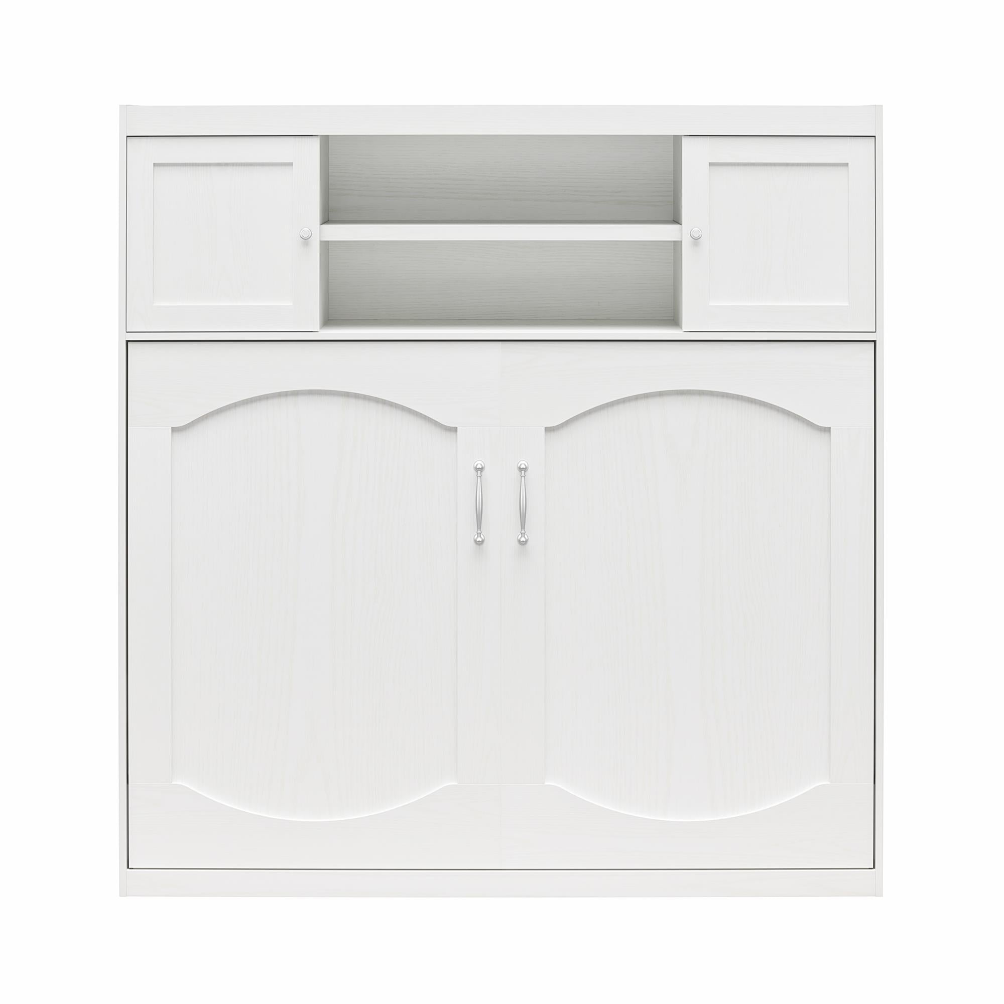 Novogratz Her Majesty Daybed Cabinet - Federal White - Full