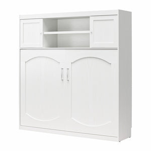 Novogratz Her Majesty Daybed Cabinet - Federal White - Full