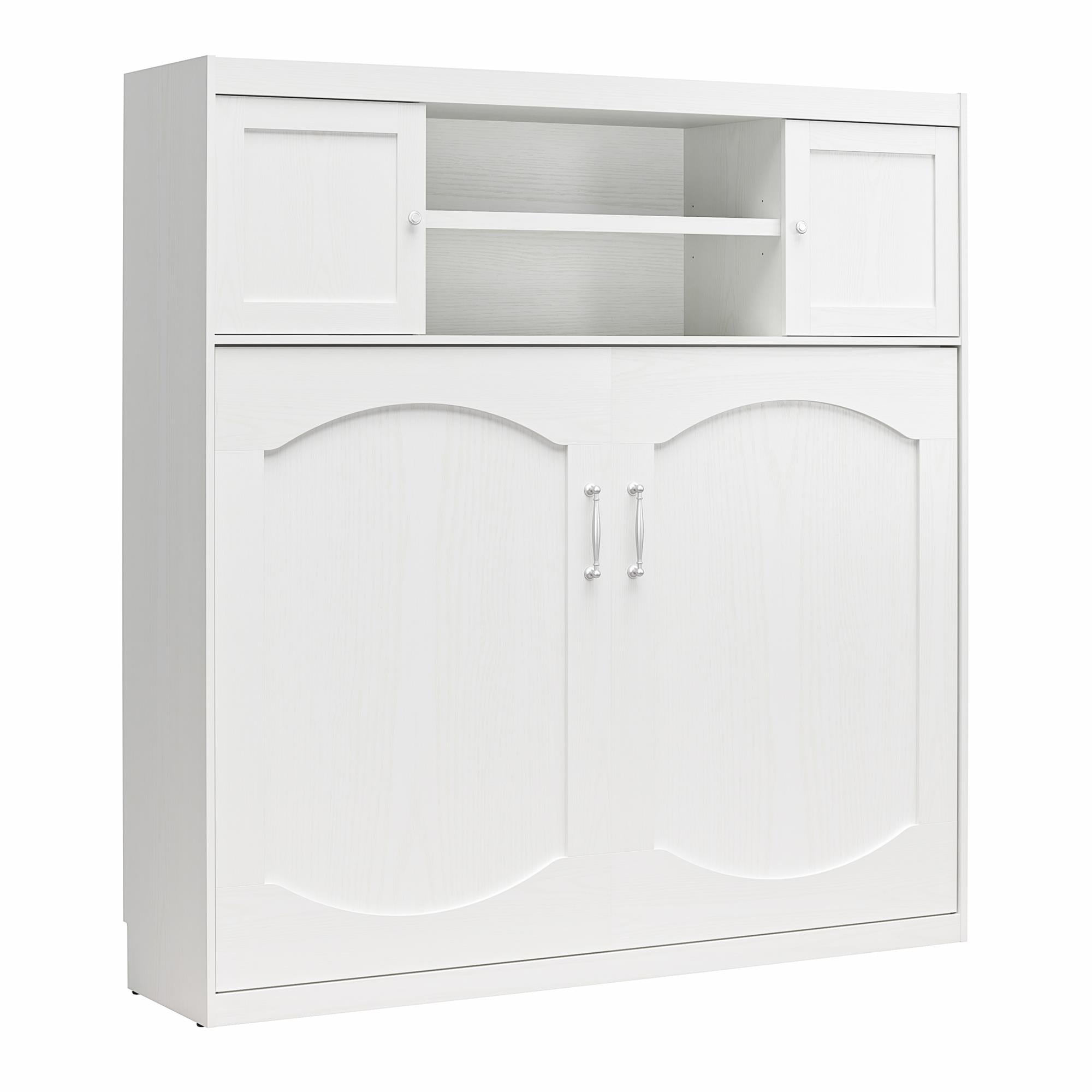 Novogratz Her Majesty Daybed Cabinet - Federal White - Full