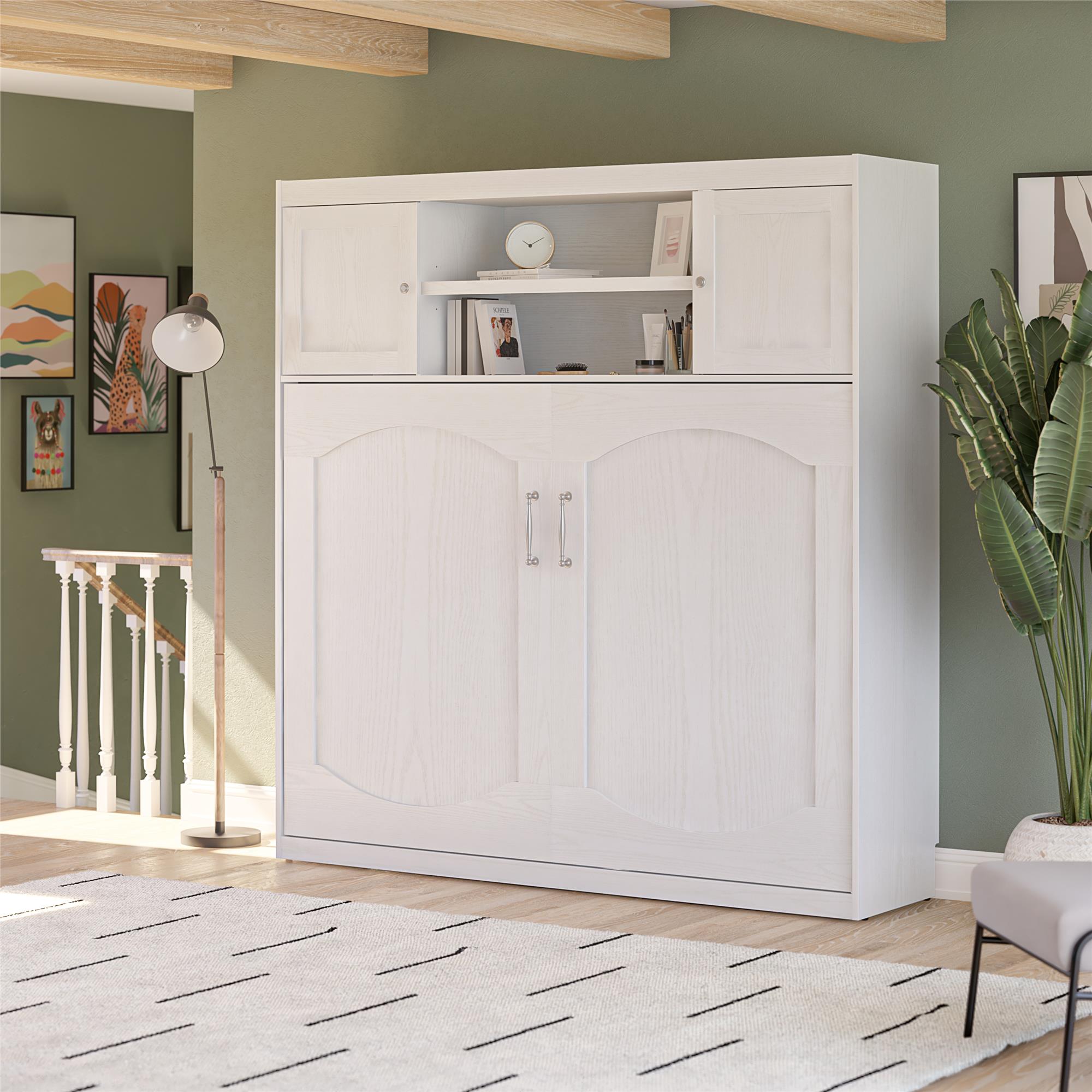 Novogratz Her Majesty Daybed Cabinet - Federal White - Full