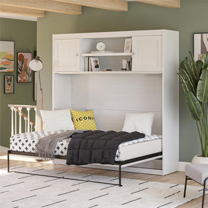 Novogratz Her Majesty Daybed Cabinet - Federal White - Full