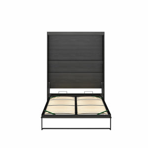 Novogratz Her Majesty Murphy Bed, Full Size - Black Oak - Full