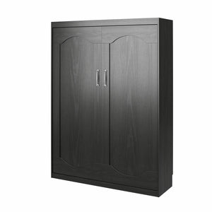 Novogratz Her Majesty Murphy Bed, Full Size - Black Oak - Full