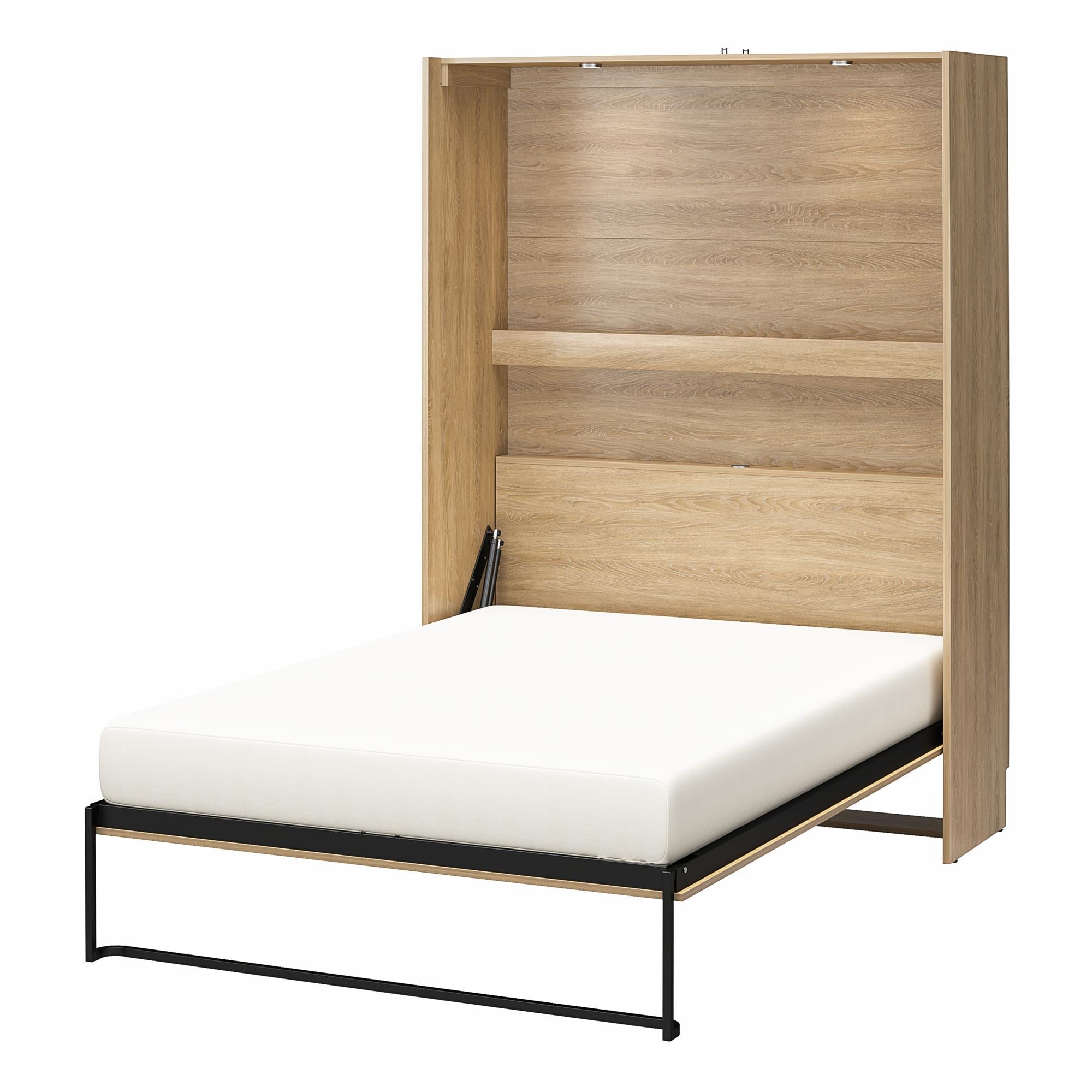 Novogratz Holly Hills Murphy Bed, Full Size - Light Oak - Full